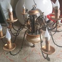 Lampadario via vento e lampadario piccola tavolino