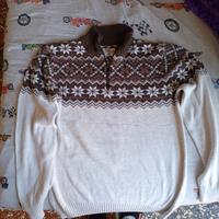 Maglione uomo Jean Pascale marrone fantasia – Tagl