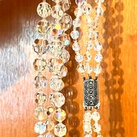 Collana cristallo vintage aurora borealis