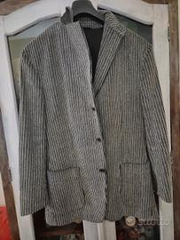 Giacca blazer uomo Hugo Boss vintage a righe tg 42