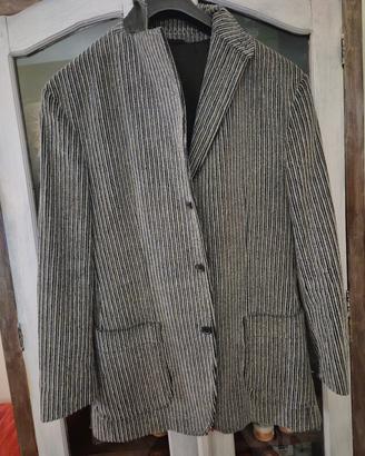 Giacca blazer uomo Hugo Boss vintage a righe tg 42