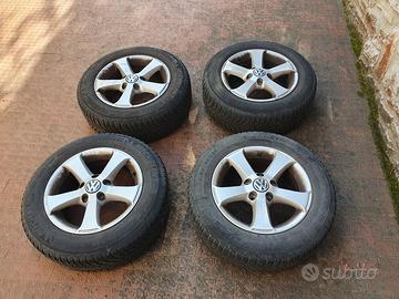 4 ruote complete VW Michelin termiche 195/65R15