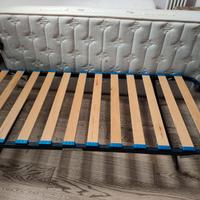 Materasso a molle lana  seta e Rete Doghe legno