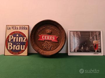 TARGHE D'EPOCA IN VETRORESINA E METALLO