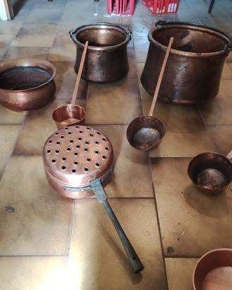 Conche e accessori in rame 