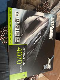 scheda video 4070 super  12 gb