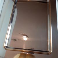 Vassoio inox argentato 18/10 Gottinghen 