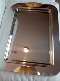 Vassoio inox argentato 18/10 Gottinghen 