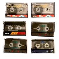 Lotto 6 cassette TDK/Sony di alta qualità