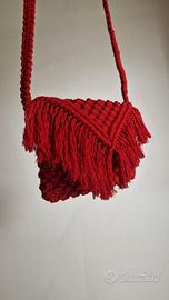 borsa donna in macramè 