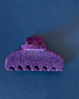 Molletta per capelli con copertura velluto