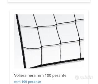 rete voliera 11m x 11m