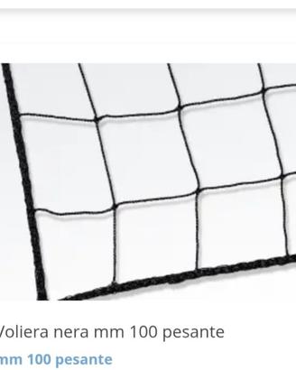 rete voliera 11m x 11m
