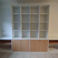 mobile componibile con libreria