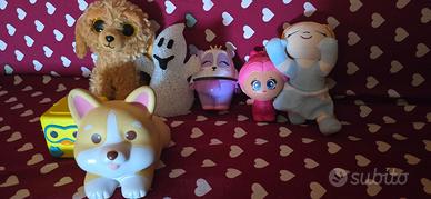 Lotto 7 peluche\giochi