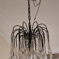 Lampadario a goccia cristallo