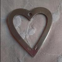 Ciondolo cuore in argento 800 Unoaerre