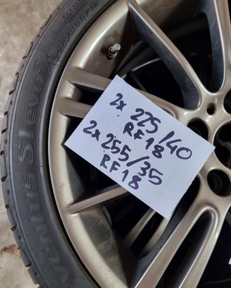 treno gomme bmw z4 225/40 e 255/35 r18