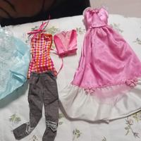 Vestiti Barbie e non usati