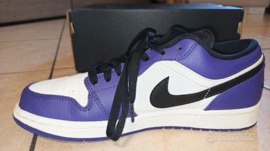 Nike Air Jordan 1 Low Court Purple White