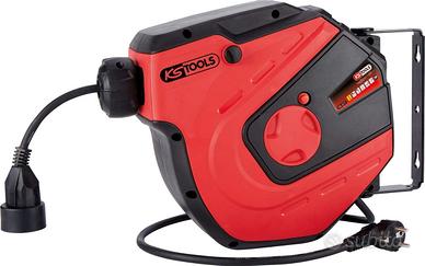 Avvolgicavo KS Tools 150.4217 officina 15m automat