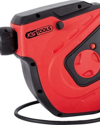 Avvolgicavo KS Tools 150.4217 officina 15m automat
