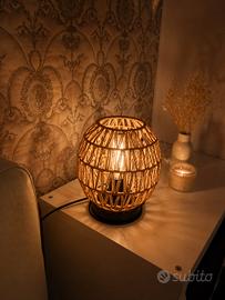 Lampada - (abat-jour) da tavolo in stile naturale