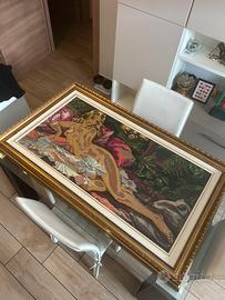 Quadro Mezzo Punto Donna Al Naturale