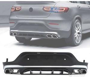 DIFFUSORE MERCEDES CLASSE GLC C253 COUPÉ TERMINALI