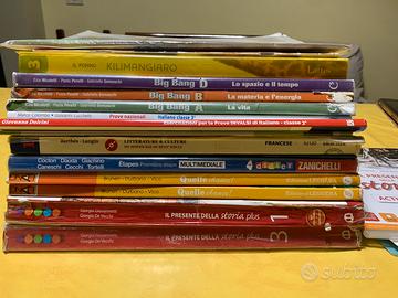 Blocco libri per scuole medie e superiori