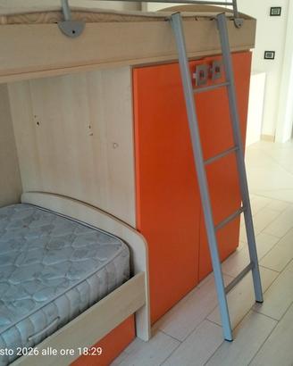 cameretta con letto a castello 