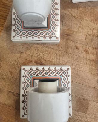 Set portaccessori vintage bagno