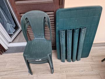 Tavolo da giardino + Sedie