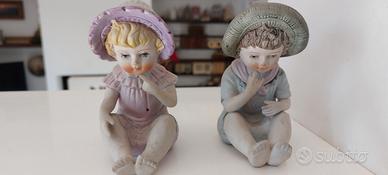 Coppia statuine Capodimonte vintage