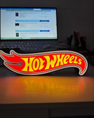 Lightbox LED Hot Wheels 3D – Insegna