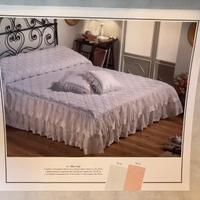 Copriletto matrimoniale su raso jacquard Quaglino