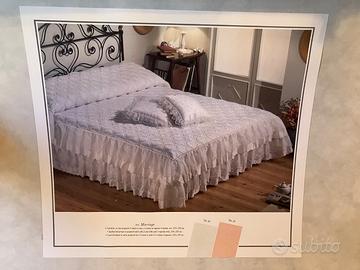 Copriletto matrimoniale su raso jacquard Quaglino