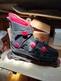 Pattini in linea vintage (coppia) – regolabili