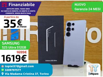 Samsung Galaxy S25 Ultra 512GB - FINANZIABILE