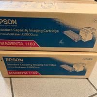 Due cartucce EPSON C2800 AcuLaser Magenta 1163