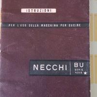 manuali macchina cucire necchi e singer 807