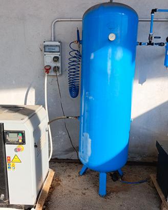 COMPRESSORE ELGI EN3 + SERBATOIO 500LT + FILTRI +