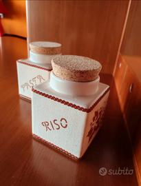 barattoli da cucina decorativi stile rustico