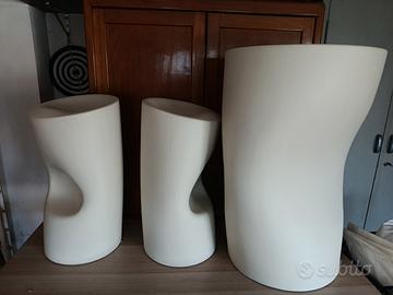 2 sgabelli e tavolo originale driade Tokio pop 