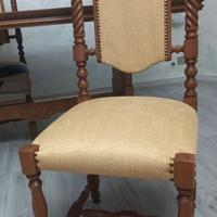 Tavolo in stile barocco completo di 6 sedie