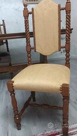 Tavolo in stile barocco completo di 6 sedie