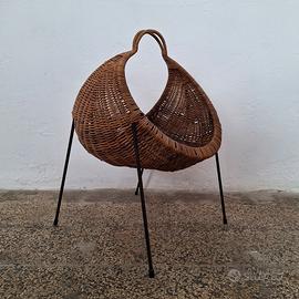 Portariviste in vimini anni '50 di Campo e Graffi