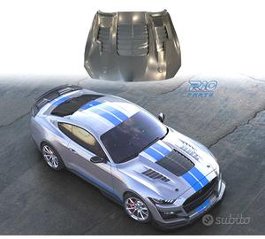 COFANO FORD MUSTANG 18-23 LOOK GT500 KR ALLUMINIO