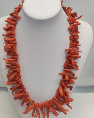 collana di corallo naturale