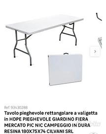 Tavolo pieghevole 180 cm